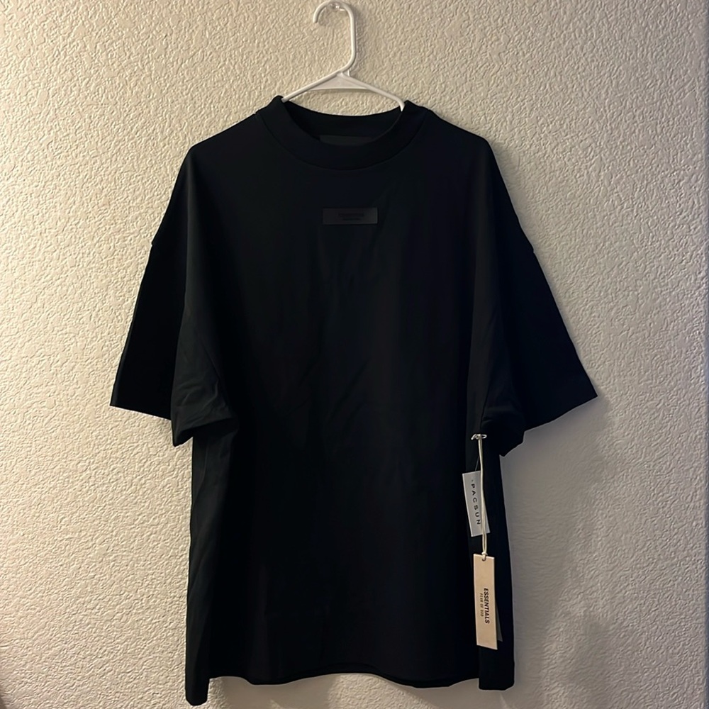 Essentials Black Short Sleeve Tee